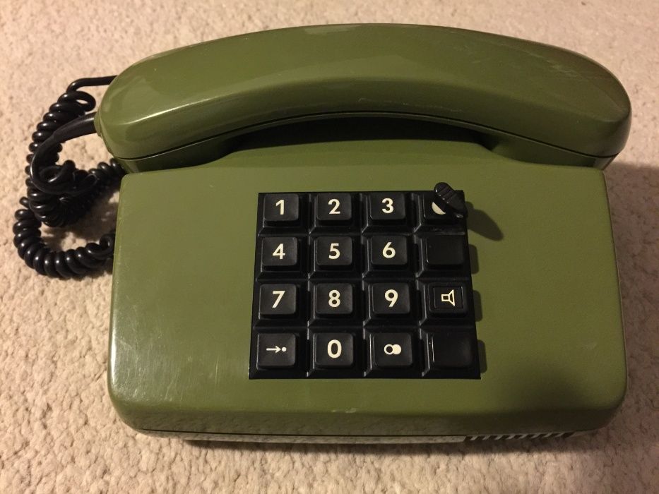TELEFON Stacjonarny Analog Vintage RETRO Aparat Grzecznościowy