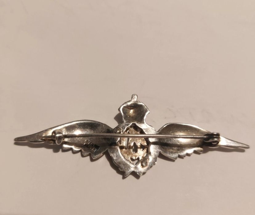 Pin da Segunda Guerra Mundial Royal Air Force em prata
