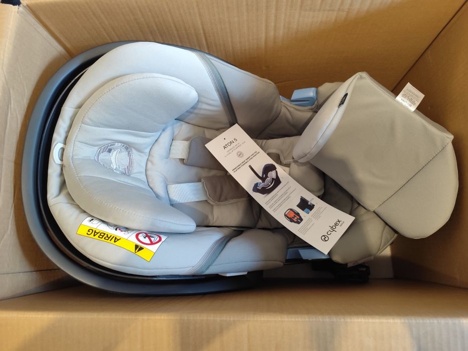 Fotelik samochodowy Cybex aton 5 + baza isofix
