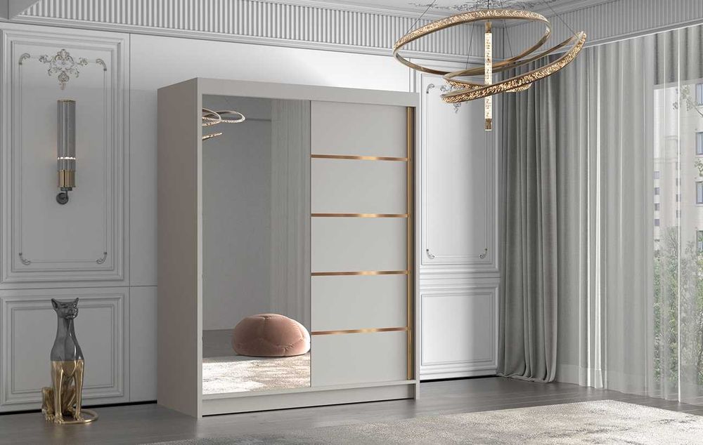 Nowość Szafa Przesuwna Goldi 150 V3 150 cm