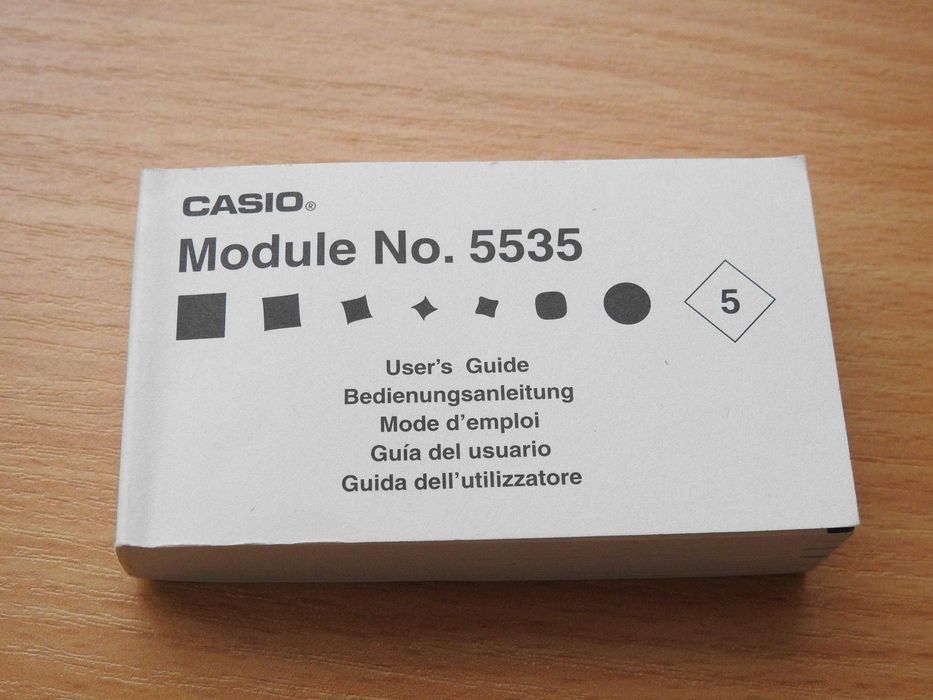 Instrukcja do zegarka Casio GA-800 - Moduł 5535