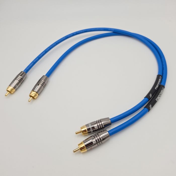 Melodika Sky Blue RCA – para 2 × 0,5 m – interkonekt stereo