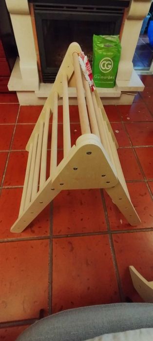 Estrutura Montessori Robincool em Madeira – Ginásio Infantil 3-em-1