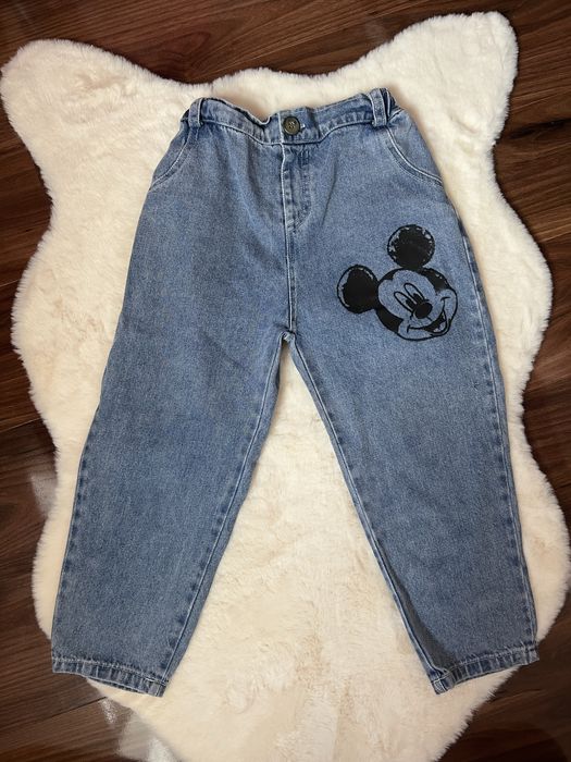 Джинси mom з mikki zara disney