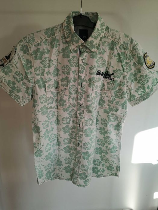 Jack & Jones koszula z krótkim rękawem kwiaty 38/M