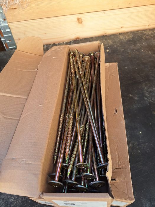 Wkręty ciesielskie 8x300 nowe 150 szt