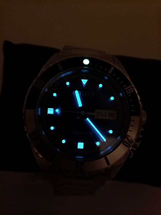 Японские мужские часы Citizen NH7530-52M сапфир, механика 21 камень