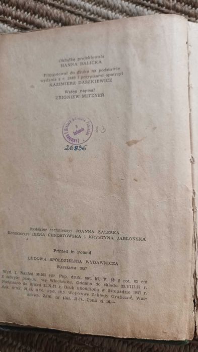 Książka ,,Matka królów" J.I.Kraszewski