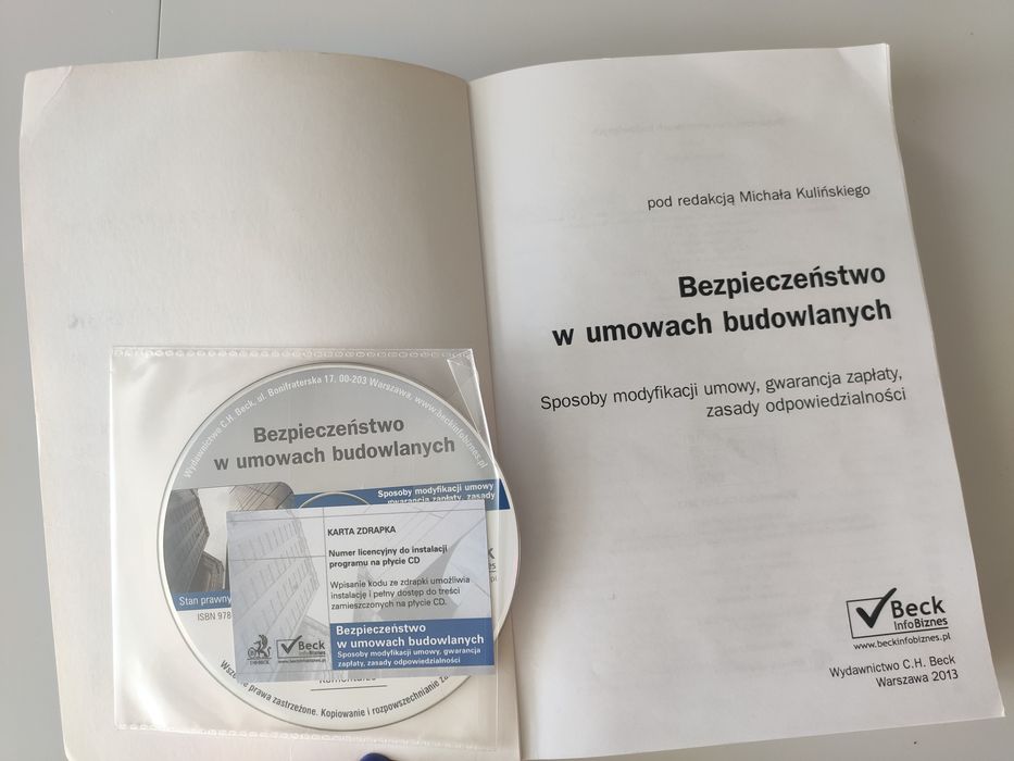 Bezpieczeństwo w umowach o roboty budowlane red. Michał Kiliński CD