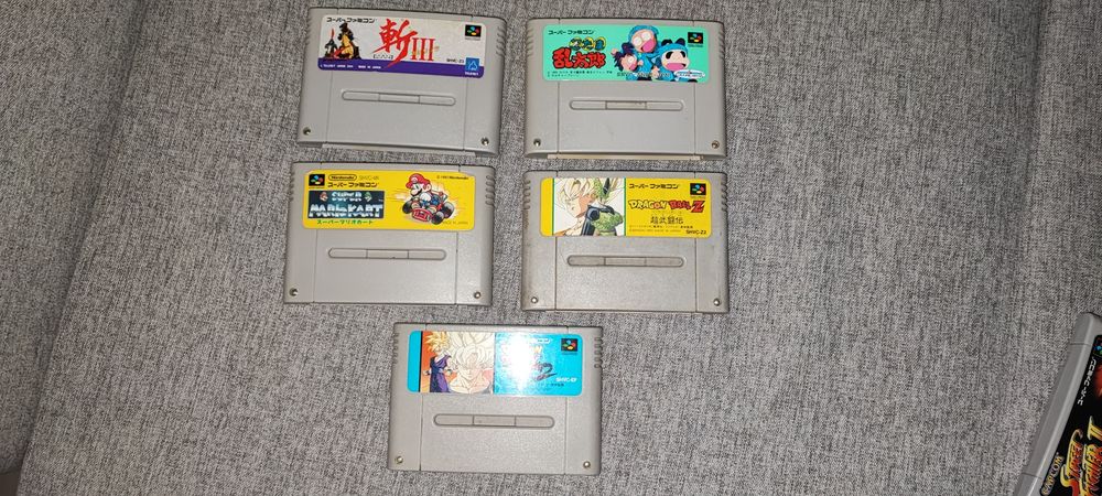 Lote 6 Jogos Super Famicom SFC