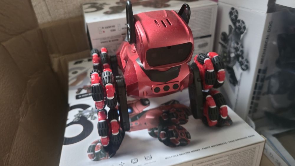 Восьмиколёсный робот собака  интерактивная игрушка  пульт управления