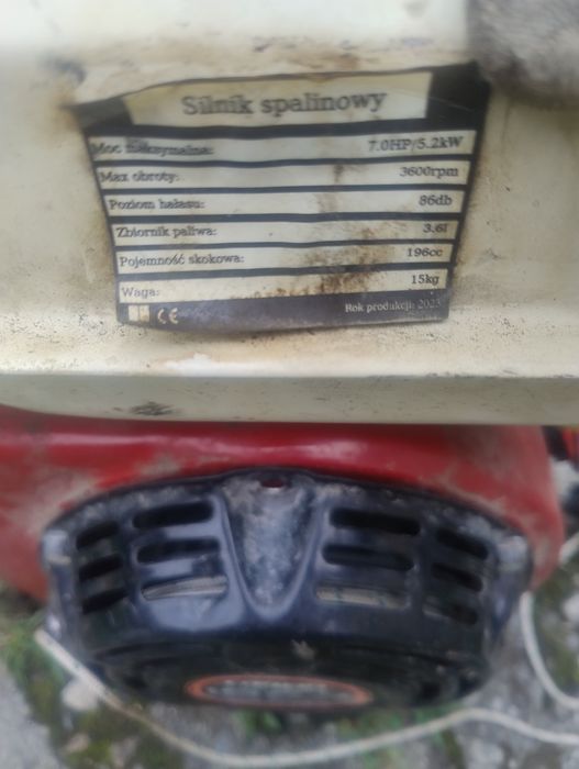 Silnik Loncin 196cc 7 KM do ubijarki wentylatora agregatu  Okazja Tanio