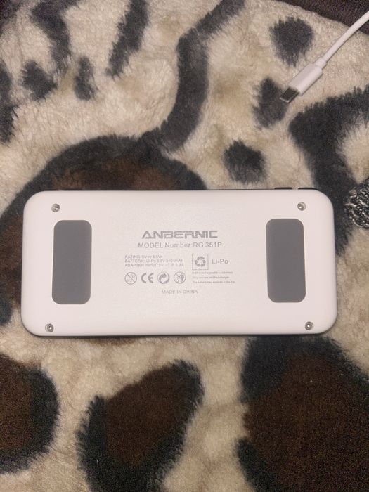 Ігрова приставка Anbernic RG351P біла Денди Sega PlayStation Nintendo
