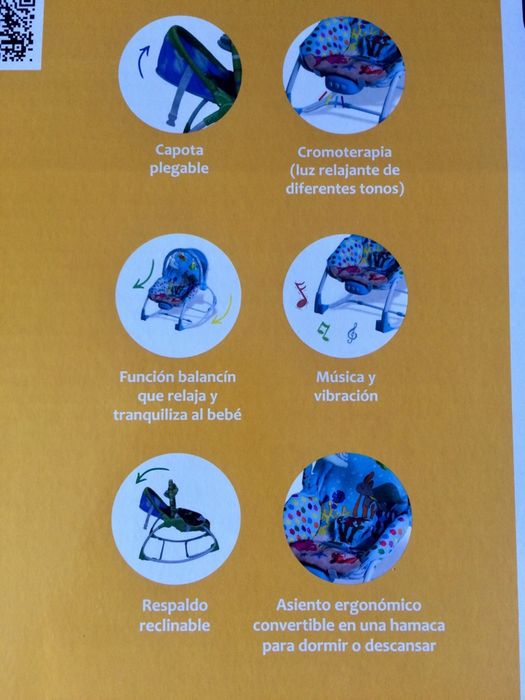 Espreguiçadeira Bebé NOVA & SELADA