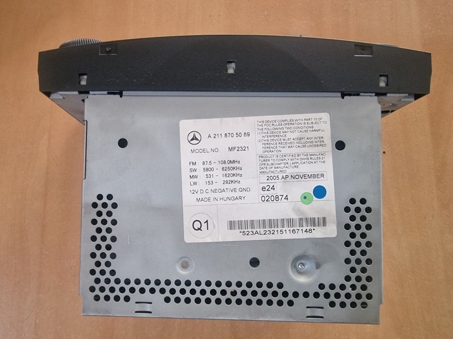 Autoradio original Mercedes-benz