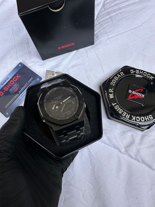 Casio ga 2100 metal czarny