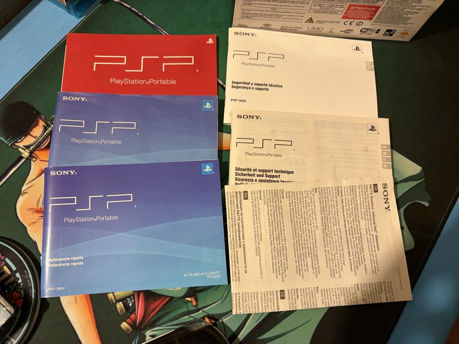 PSP 3004 com caixa e manuais