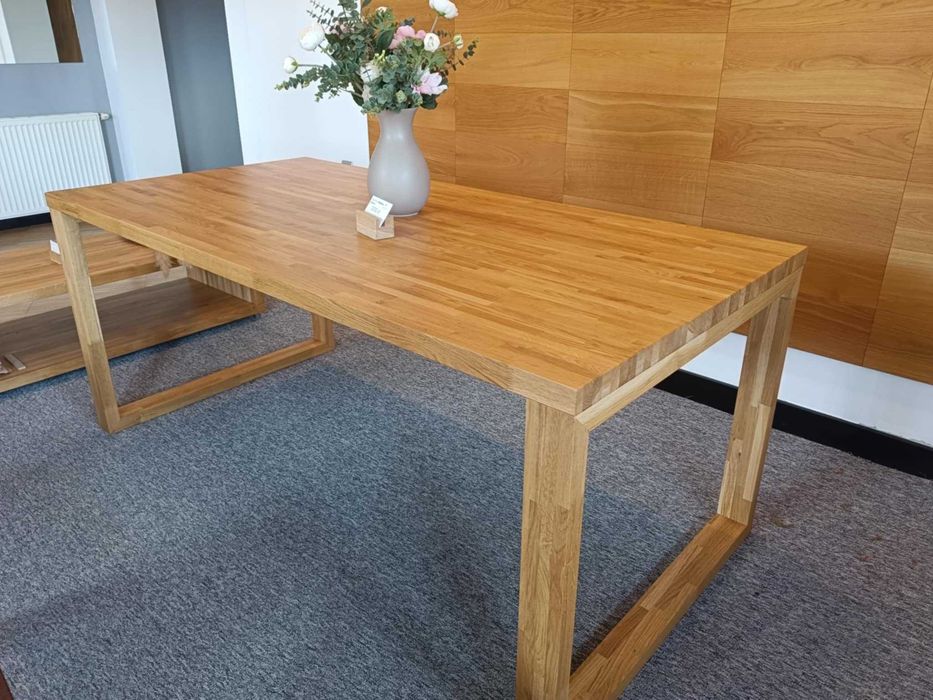 Stół dębowy 180x90 cm, DOSTĘPNY, do biura i domu