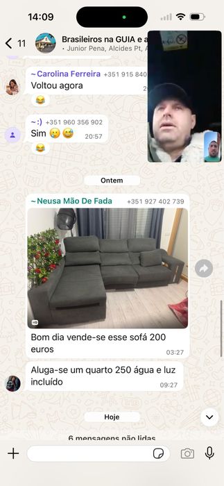 Vendo sofa como novo
