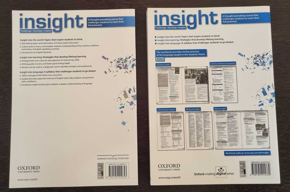 INSIGHT - Pre-Intermediate - Workbook & Student's Book