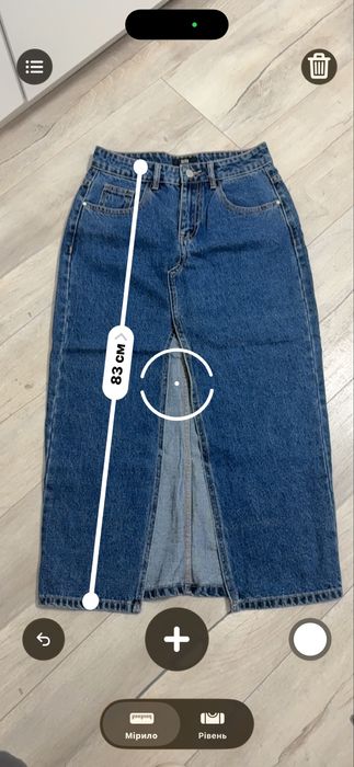 жіноча джинсова спідниця