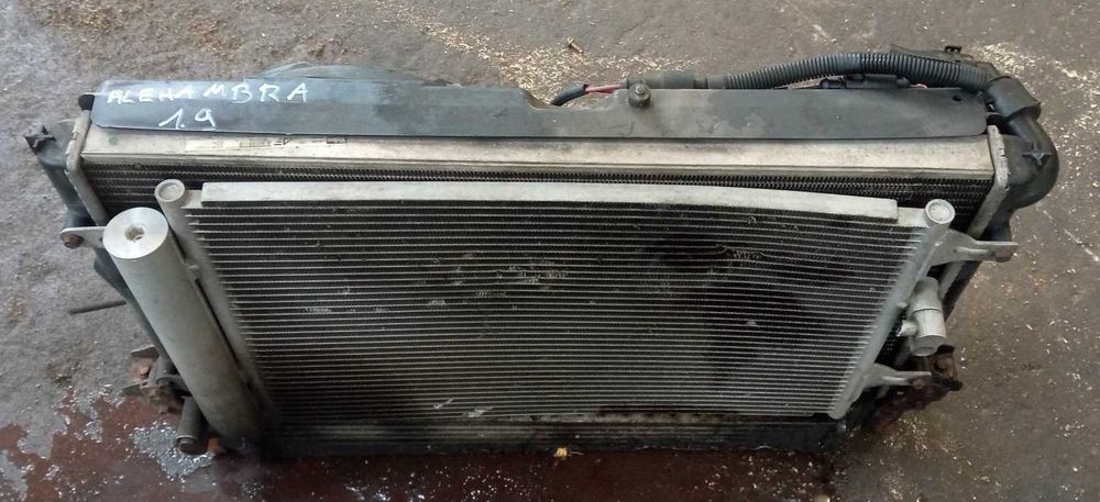 chłodnica wody klimatyzacji seat alhambra ford galaxy vw sharan