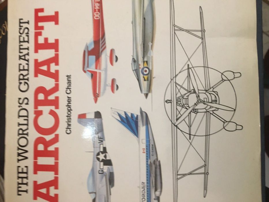 maiores aviões Mundo Cristopher Chant 250fotos 750desenhos 1991