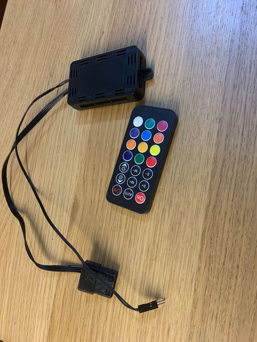 Caixa controladora de ventoinhas de seis piinos de RGB para pc