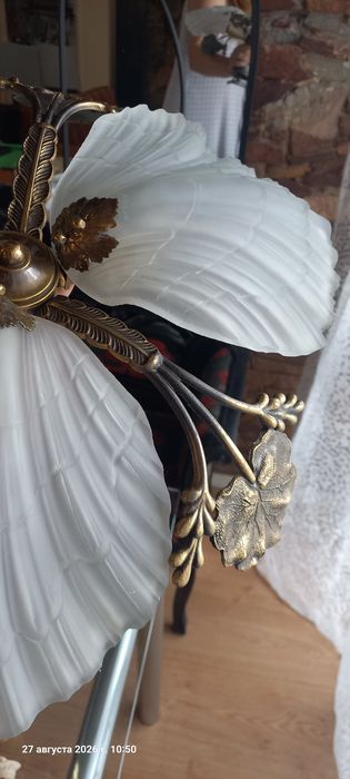 Lustre Vintage Bronze MARINER (Espanha) - Art Déco