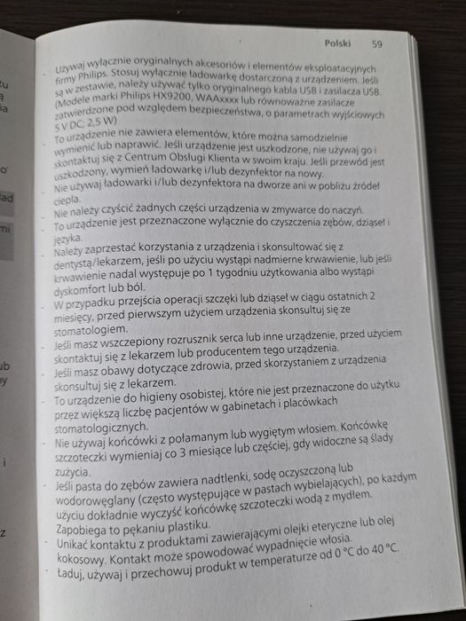 Soniczna szczoteczka do zębów na akumulator Philips 3+