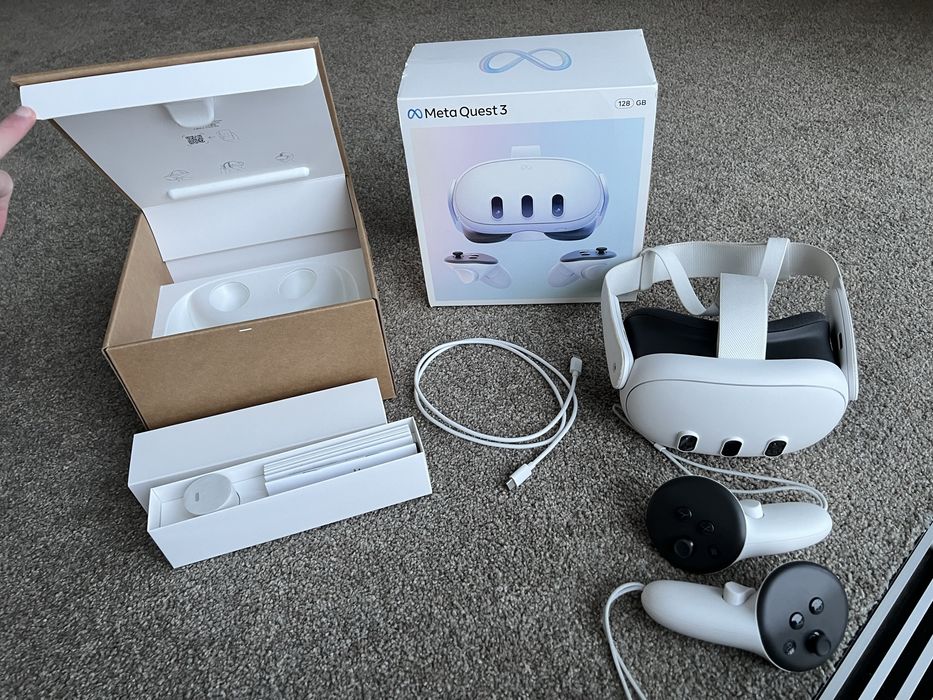 Meta Quest 3 128GB | Стан НОВОГО | Повний заводський комплект