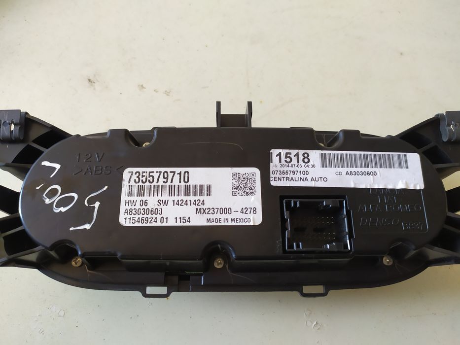 Regulador/controle AC Fiat 500L de 2013