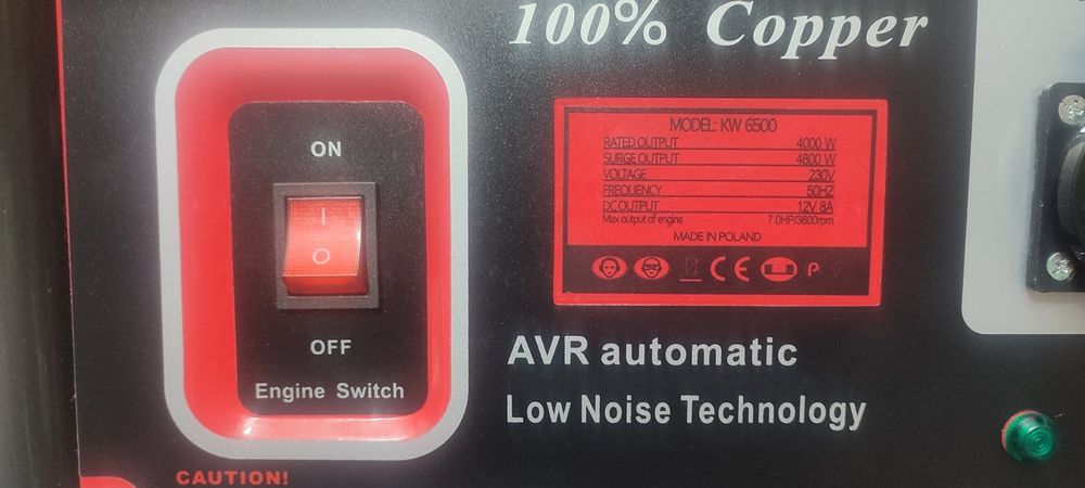 Генератор Kraft 4кВт электрогенератор купить  недорого