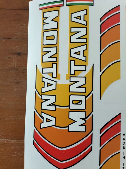 Kit autocolantes para bicicleta Montana