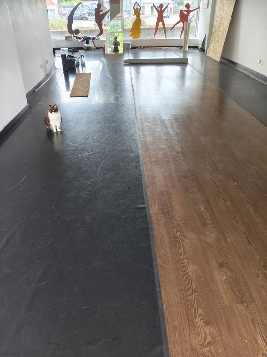 Linóleo para dança