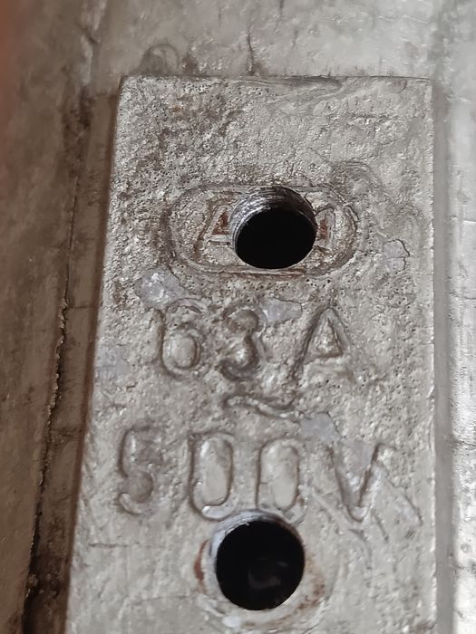 Gniazdo siłowe PRL metalowe 63A