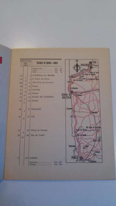 Mapa Itinerário da Fronteira a Lisboa