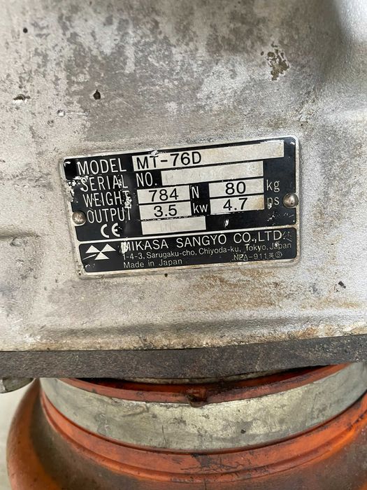 Saltitão compactador Mikasa MT-76D