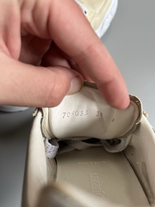 Alexander Mcqueen court trainer 38(24cm)