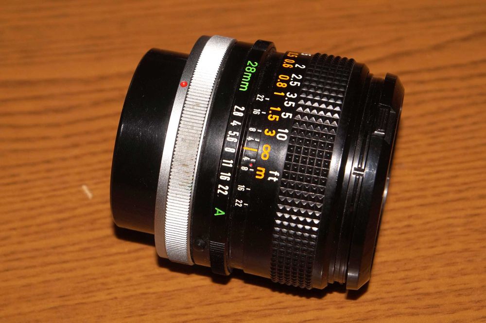 Canon FD 28 f/2.8 + 50 f/1.4 SSC