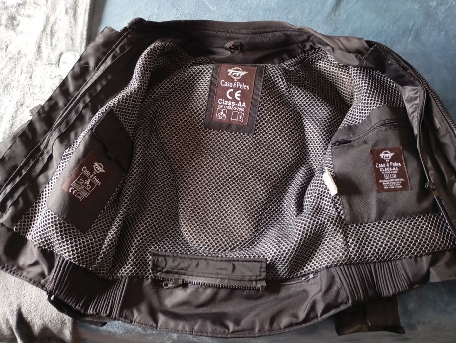 Casaco motard cor preto