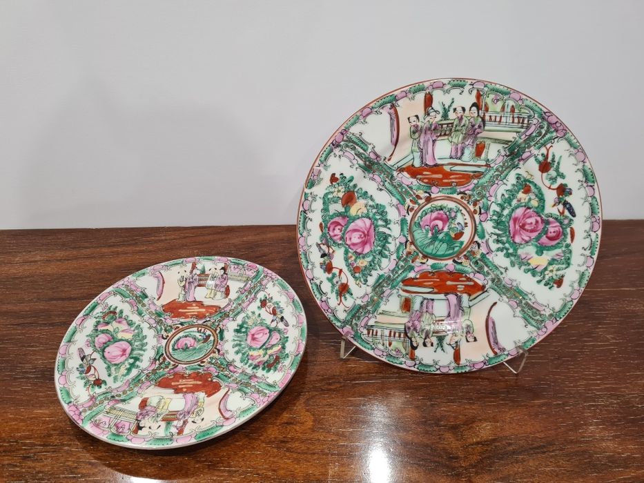 2 Pratos porcelana Macau