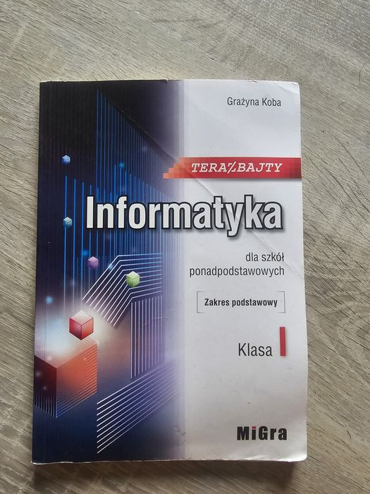 podręcznik do informatyki teraz bajty  kl 1 i 2