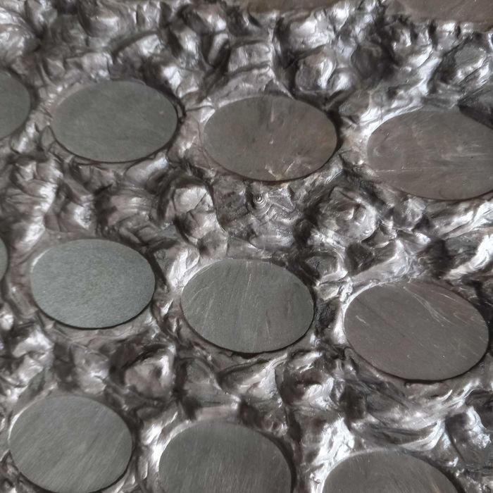 Conjunto de três expositores para soldadinhos de chumbo