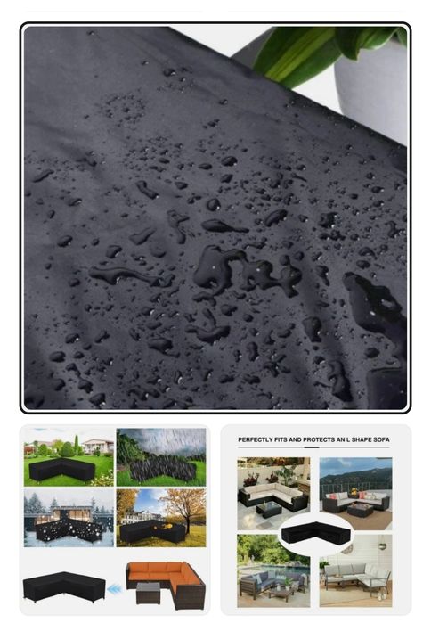 Pokrowiec na meble ogrodowe naroznik