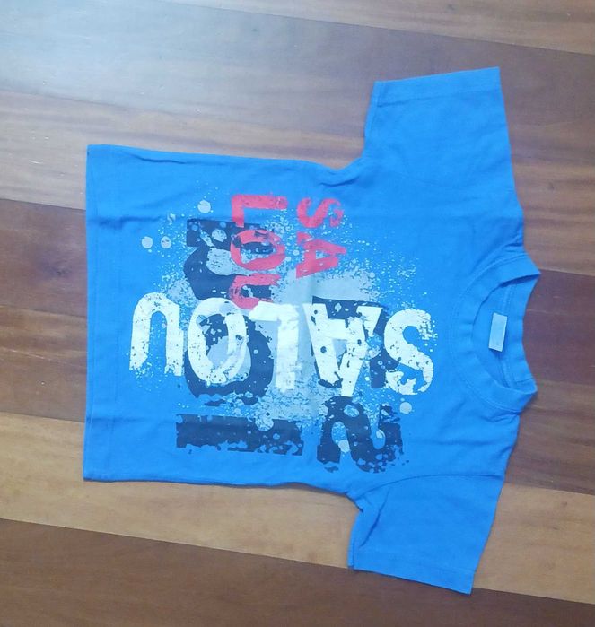 Conjunto de 3 polos e 3 t-shirts para criança - 3/4 anos