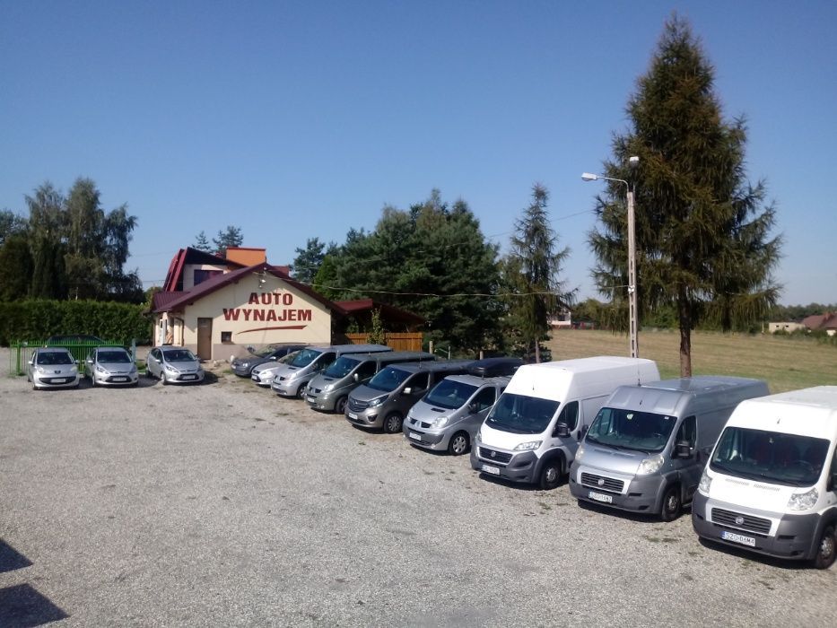 Wypożyczalnia wynajem busów 9 os. sam. dostawczych dostawcze przyczep