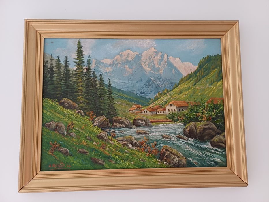 Obraz malowany na płótnie 82x63 cm
