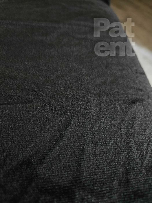 Pokrowce na krzesła miękkie welurowe czarne 6 sztuk welvet