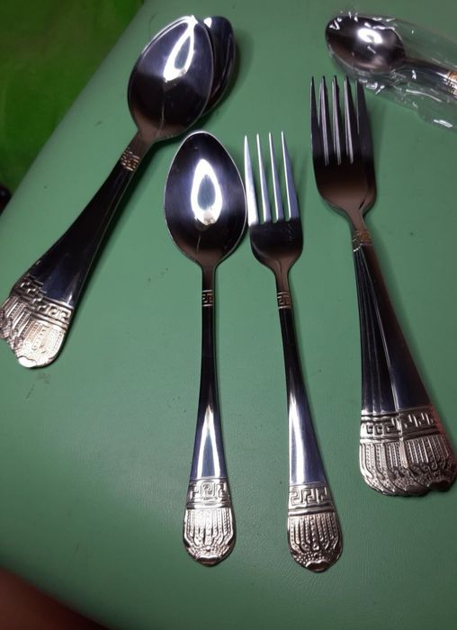 Ложки, виделки, барна ложка, Versace. Столові прибори. Нові